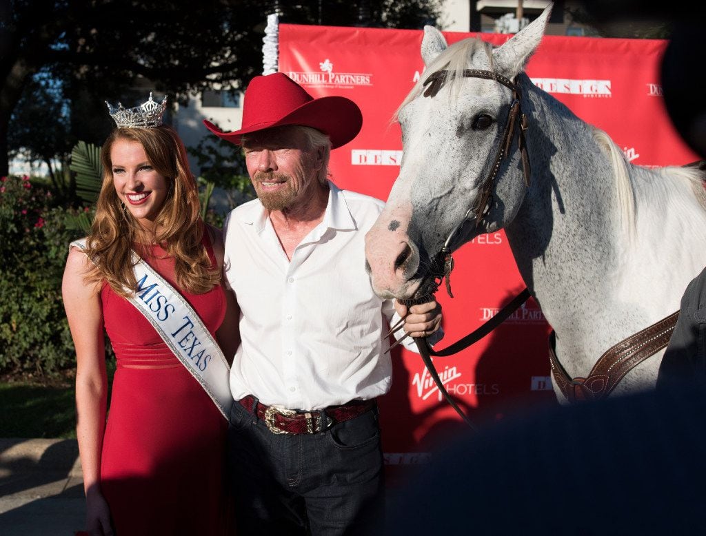 Richard Branson arrived at the ground breaking for his hotel in the Design District on a...