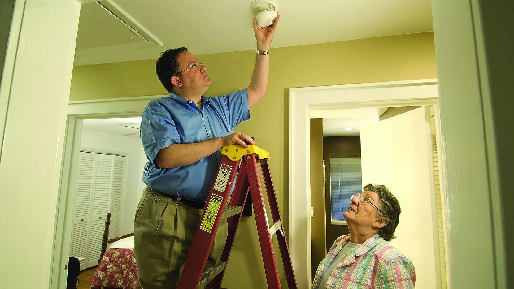 Install smoke alarms in every sleeping room, outside each separate sleeping area, and on...