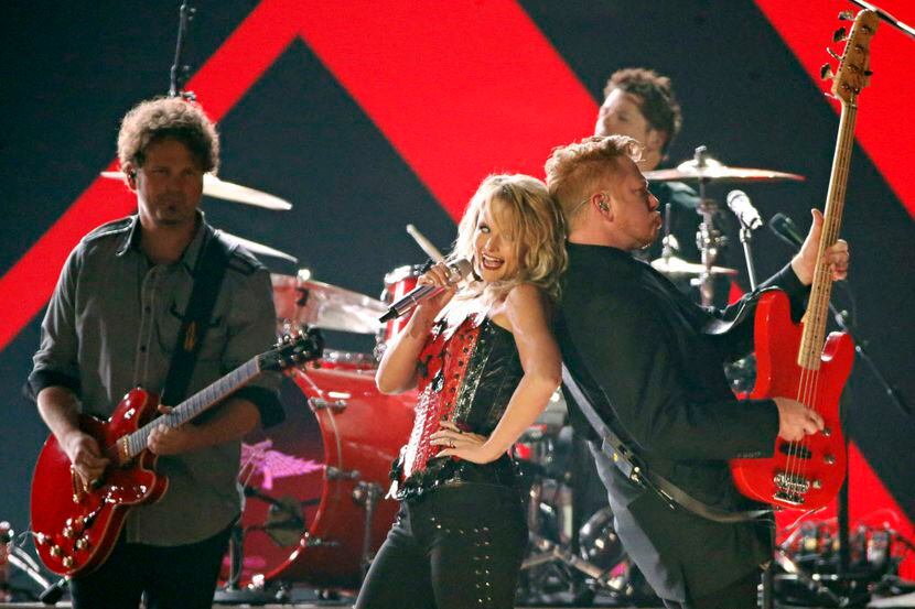 Miranda Lambert performs during the 2015 Academy of Country Music Awards Sunday, April 19,...