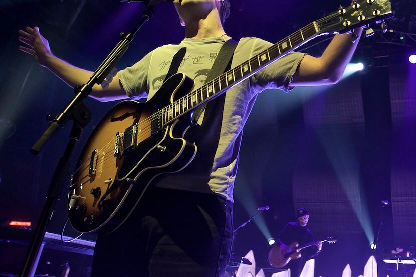 Lead singer and guitarist Mark Foster of Foster the People performs in Dallas.