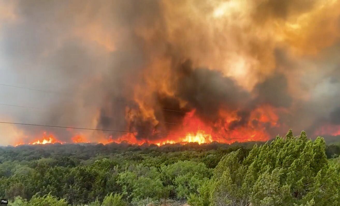 Wildfires, like this one near Abilene, Texas, last May, are becoming increasingly common.