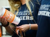 A Houston reporter posted a weather hack on TikTok that showed a Whataburger cup serving as...