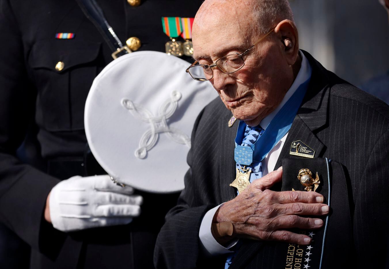 World War II Medal of Honor recipient U.S. Marine Corps Reserve Corporal Hershel "Woody"...