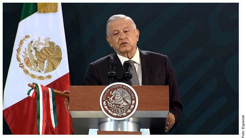 El Presidente Andrés Manuel López Obrador dijo que está muy difícil que el REFORMA acepte y...