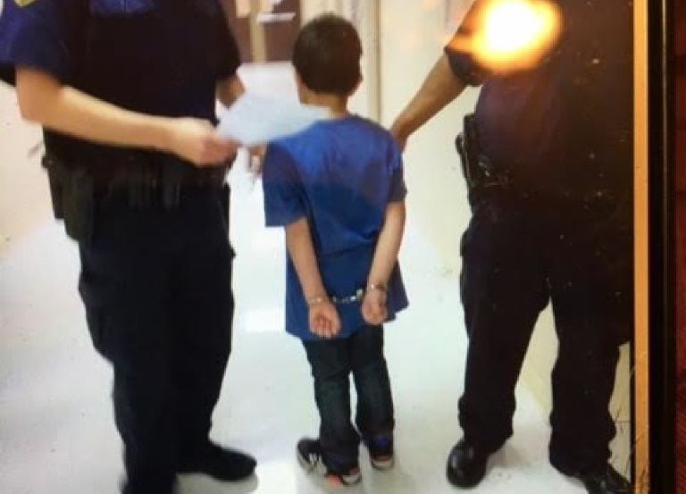We don't need school cops handcuffing, bodyslamming kids, regardless