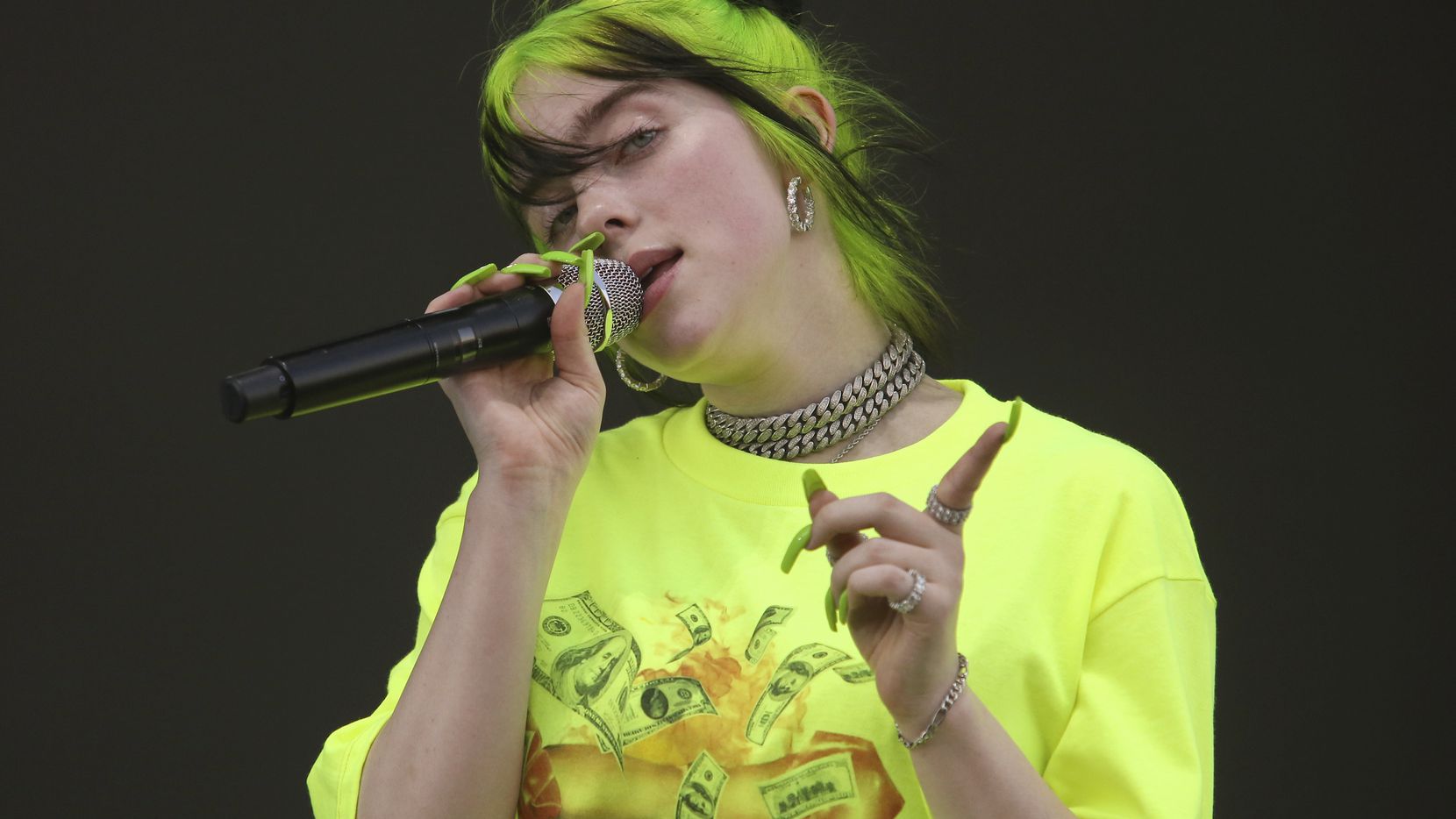 Billie Eilish, pictured here at Austin City Limits, performed in Dallas on Oct. 8, 2019....