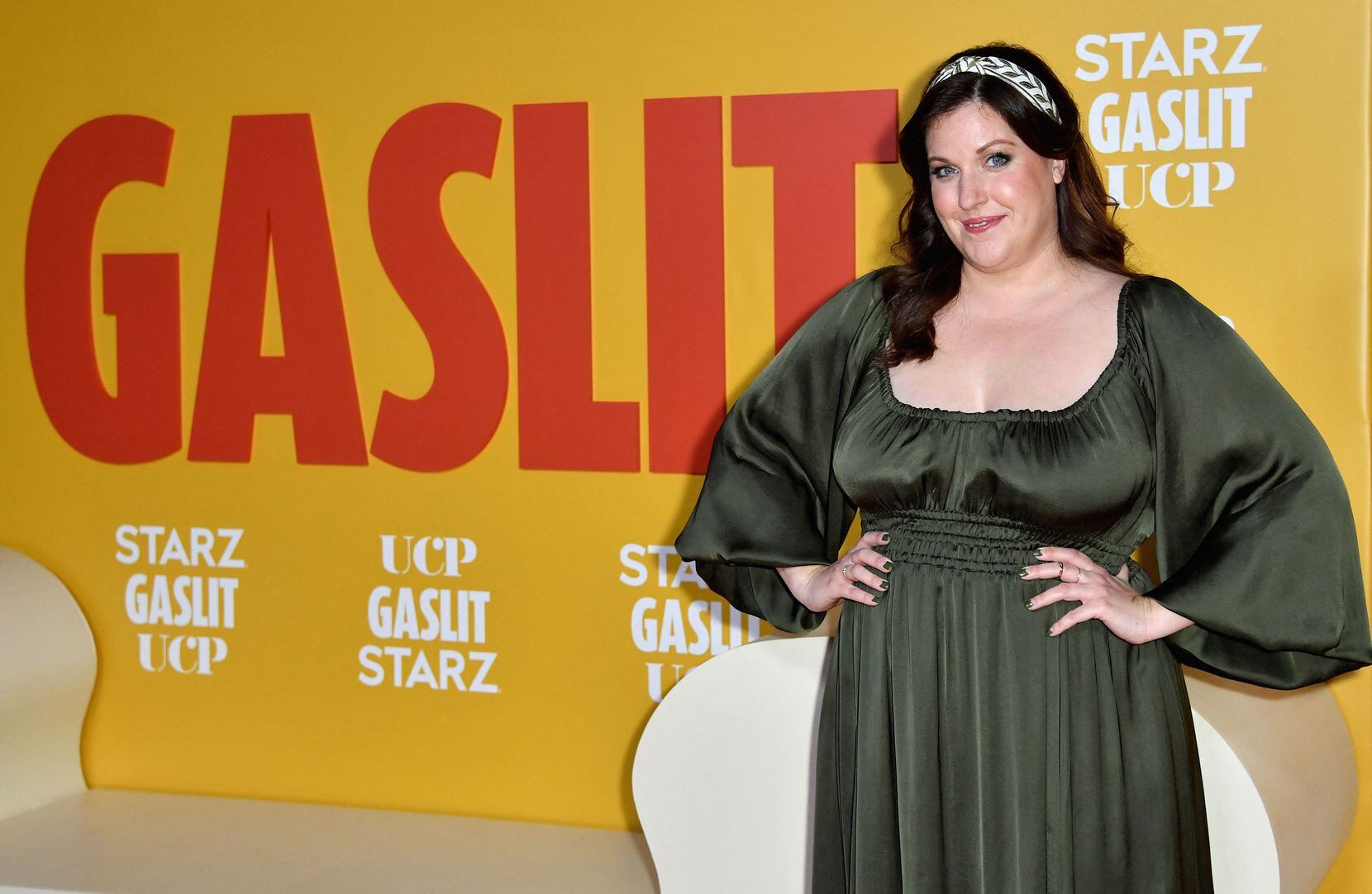 U.S. actress Allison Tolman attends the New York premiere of "Gaslit" at the The...