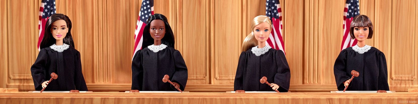 Mattel released Judge Barbie with four skin tones this fall. In Dallas, where female judges...
