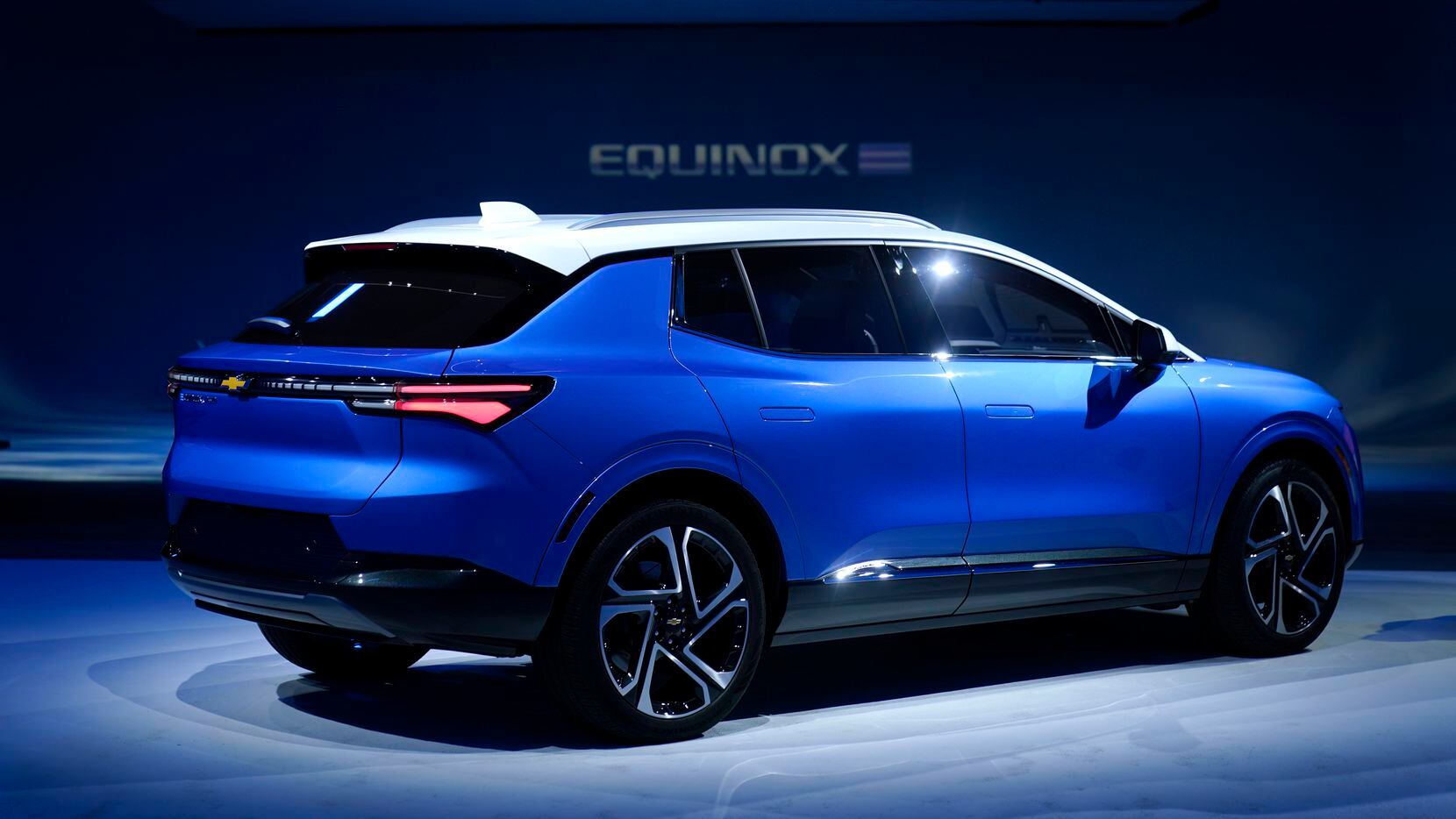A 2024 Chevrolet Equinox EV 3LT is shown in Warren, Mich., Aug. 30, 2022. General Motors is...