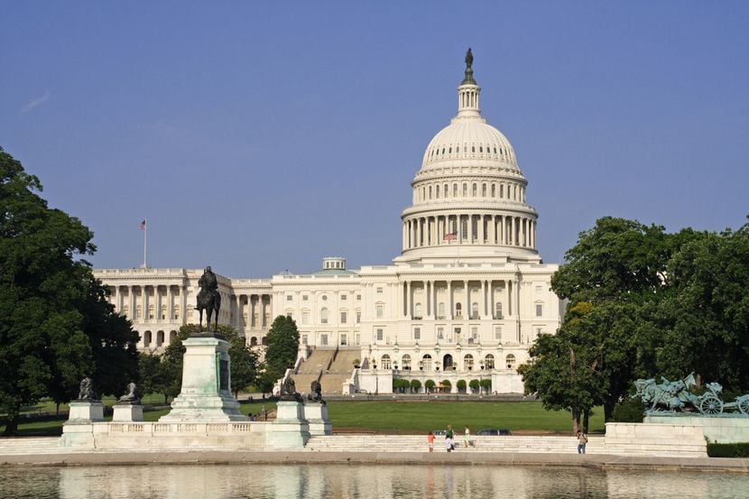 El edificio del Congreso en Washington D.C.