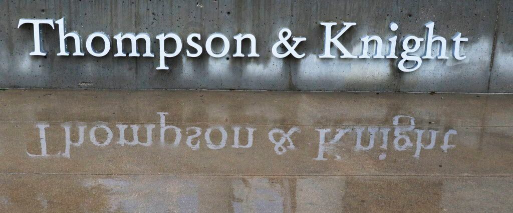 Thompson & Knight, LLP, located at 1722 Routh St. in Dallas. Photo taken on Friday, May 27,...