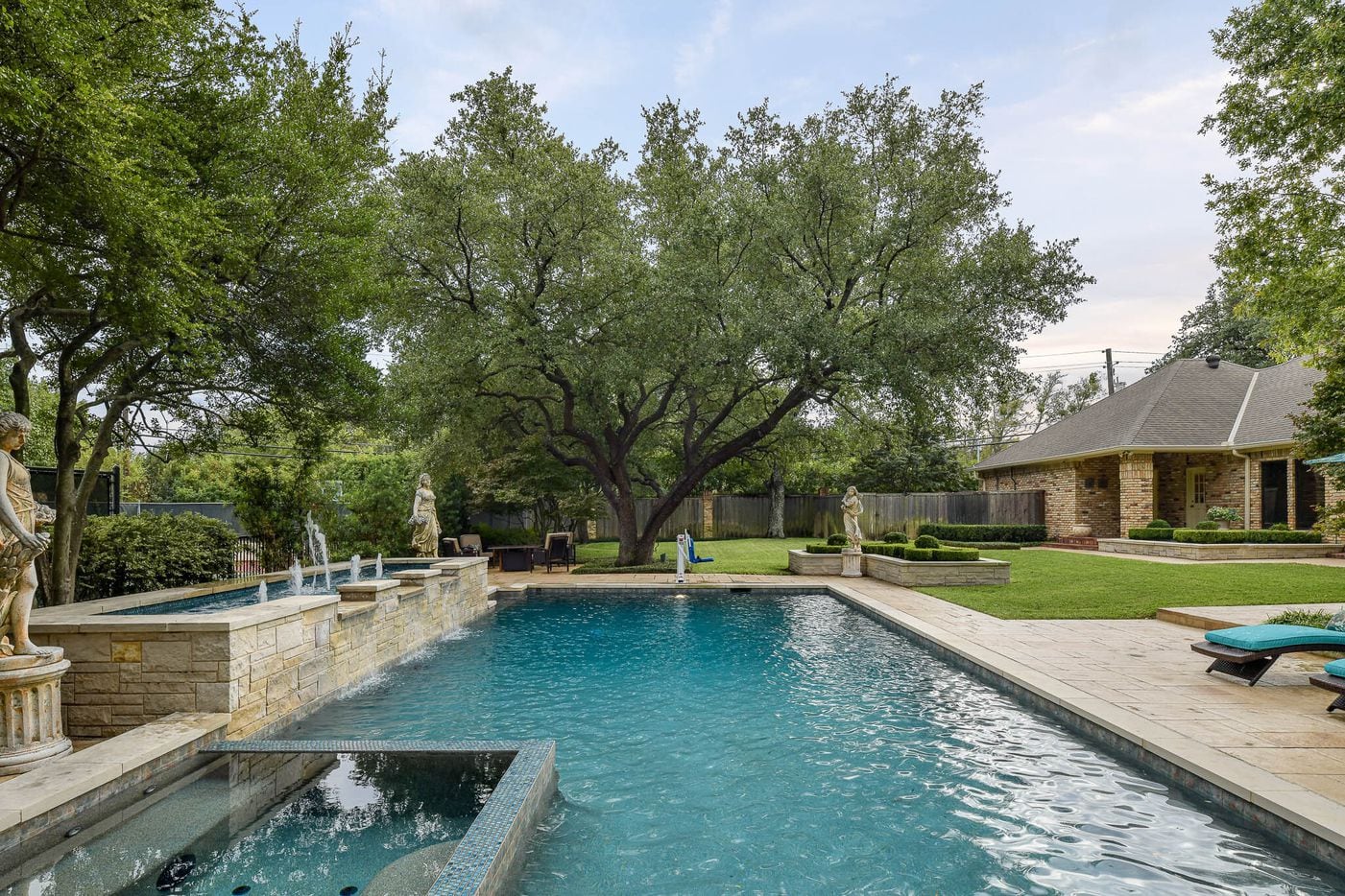Take a look at the house at 10802 Strait Lane in Dallas.