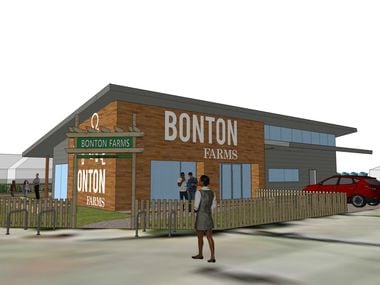 The cafe and market will serve as the entrance to Bonton Farms on Bexar Street
