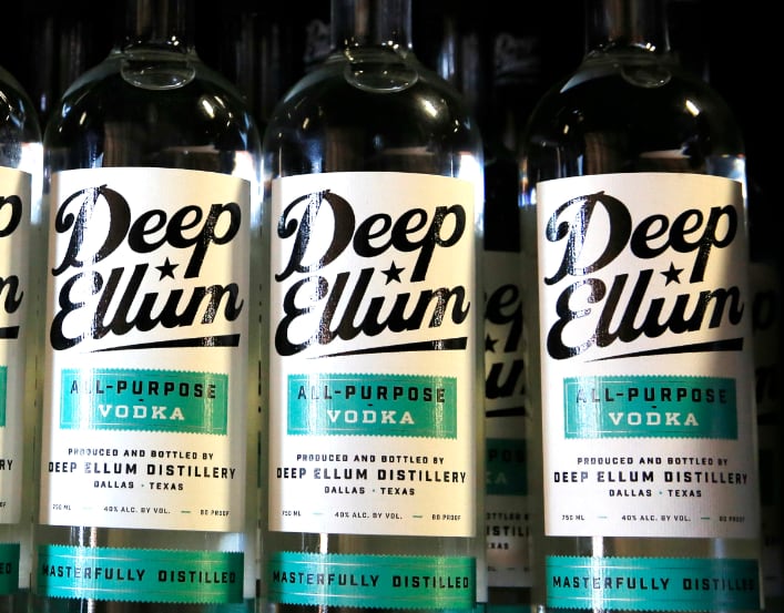 Dallas Ellum Distillery launched its All-Purpose Vodka on Monday, May 29, 2017 in Dallas....