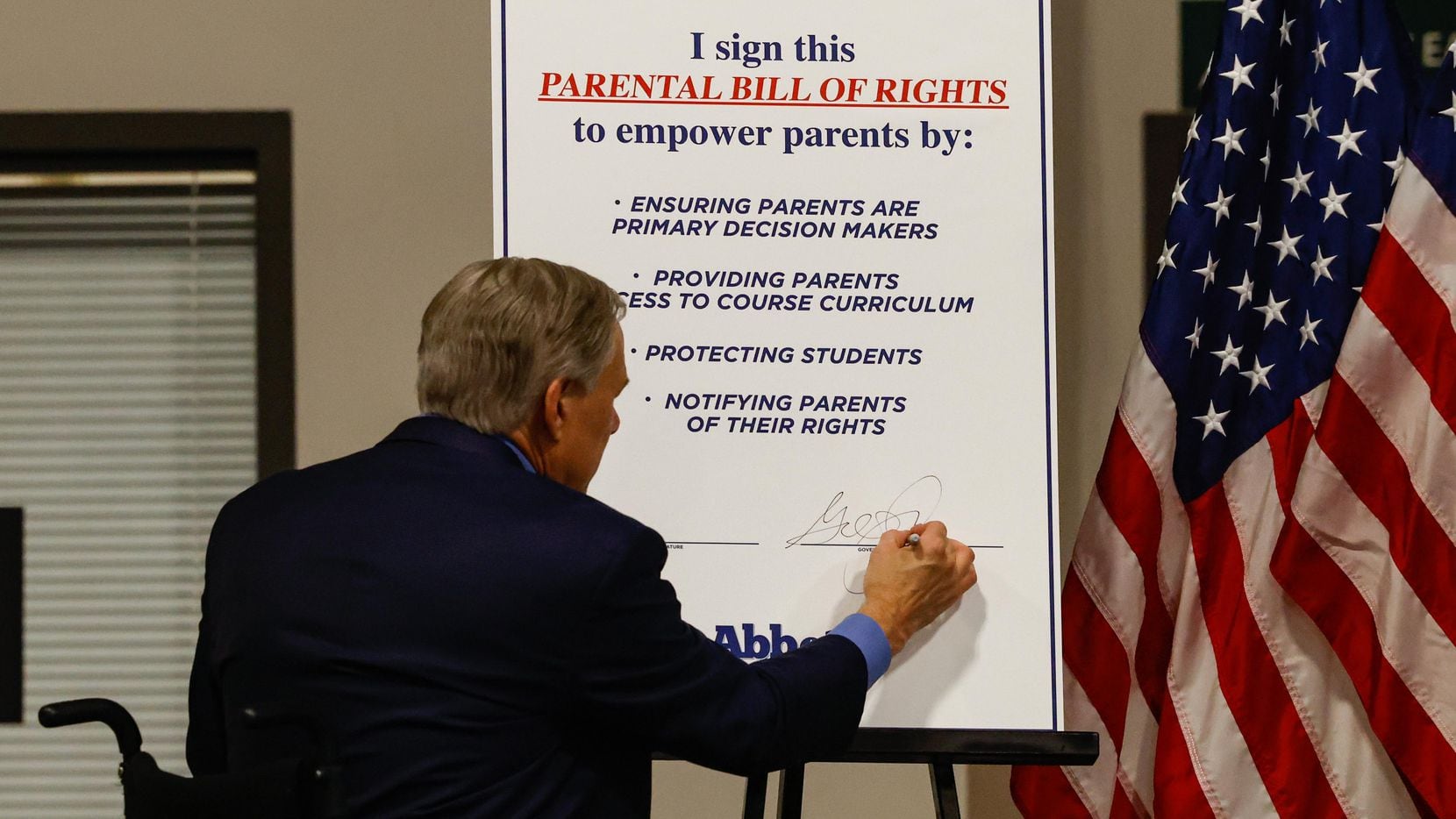 Governor Greg Abbott publicly supported a school voucher push as part of his ongoing rally...