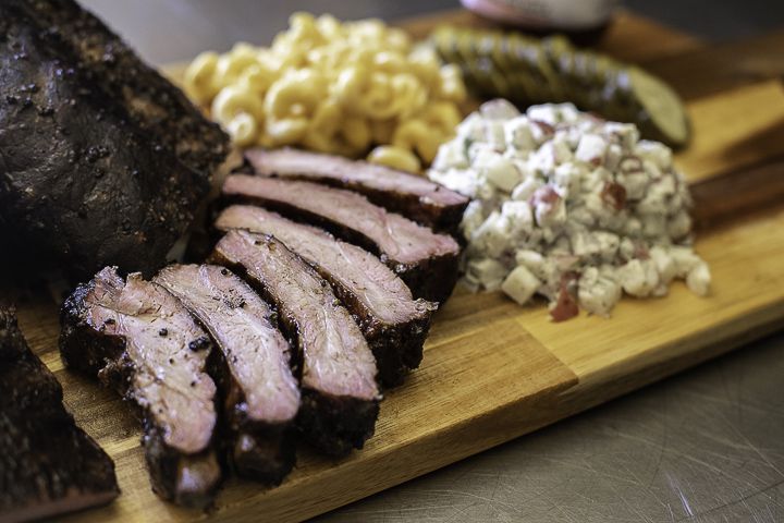 For Father's Day this year, One90 Smoked Meats offers a barbecue rib dinner that comes with two racks of freshly smoked baby back pork ribs with cherry barbecue glaze, plus potato salad, macaroni and cheese, pickles, onions and a jar of locally made Strouderosa barbecue sauce.