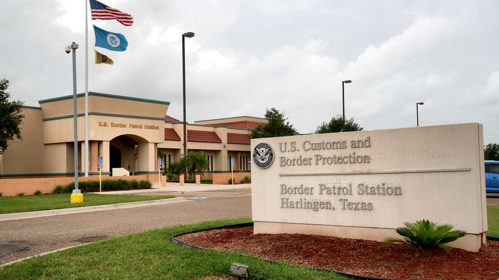 FILE - The Border Patrol station stands July 11, 2014, in Harlingen, Texas. Border Patrol...