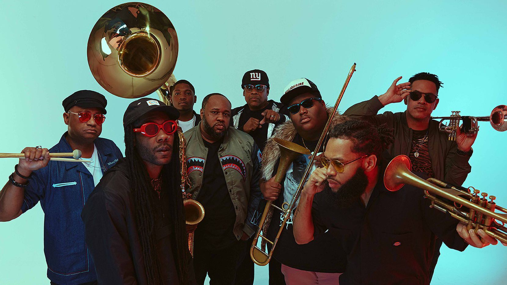 The Soul Rebels are among the acts performing this month at Levitt Pavilion in Arlington.