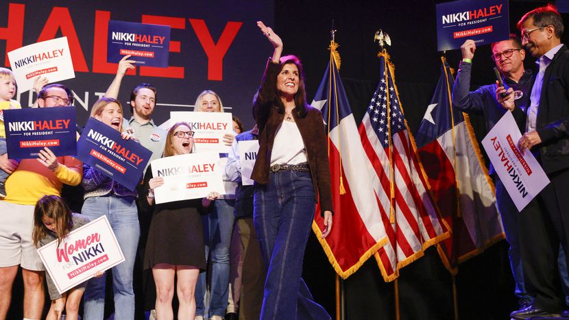 Nikki Haley tells Dallas crowd she’s Republicans’ best hope in November
