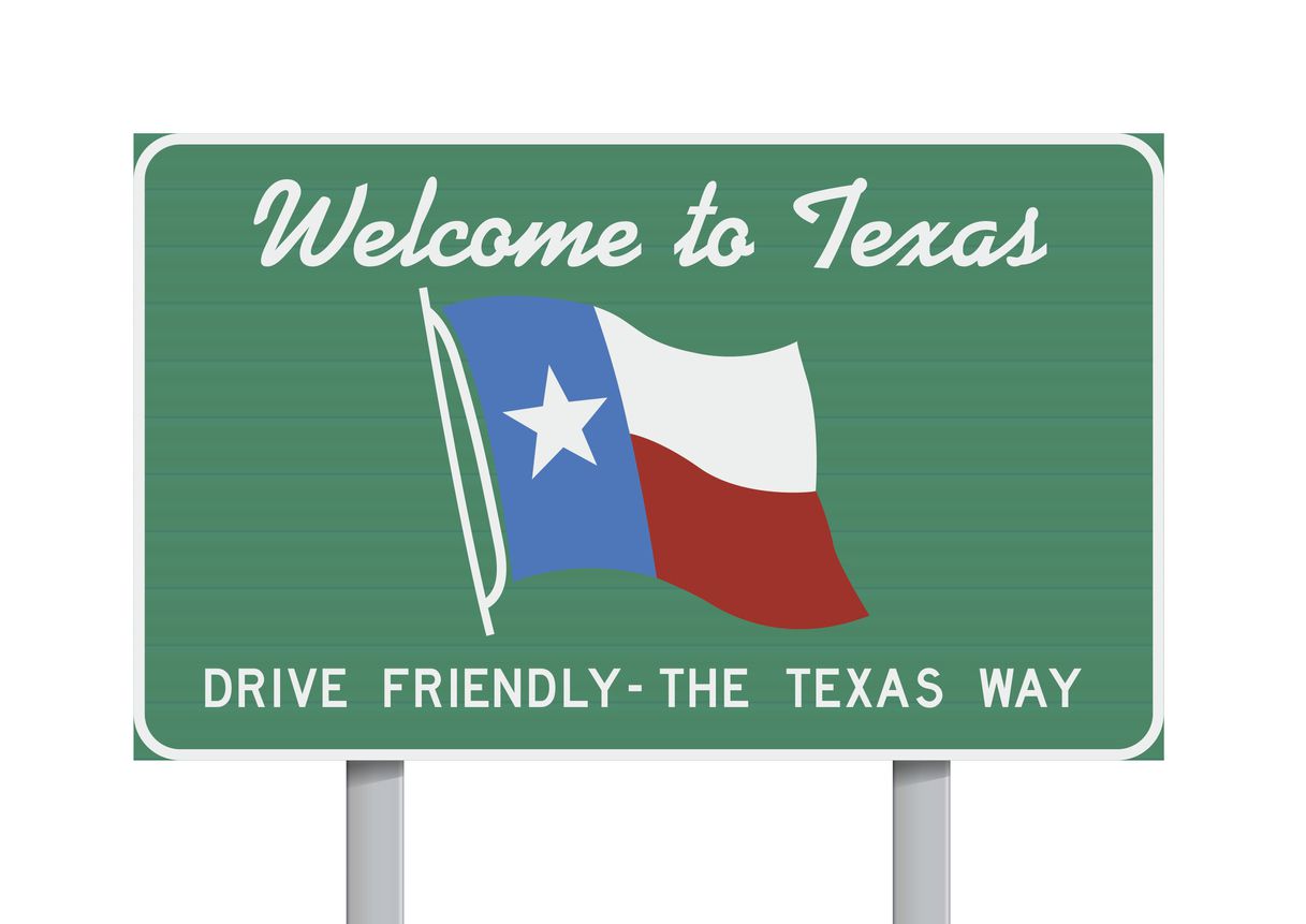 New billboards in California warn residents not to move to Texas.