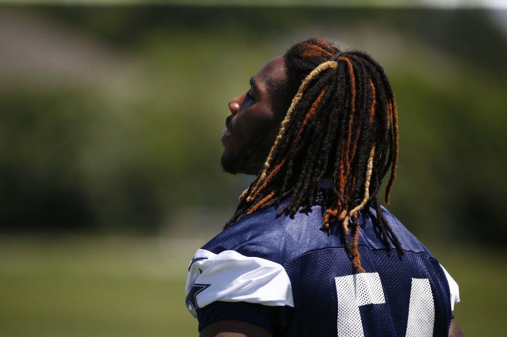 Dallas Cowboys Jaylon Smith during OTA practice at Valley Ranch in Irving, Texas Wednesday,...