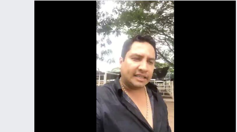 Julión Álvarez se defendió en un video realizado en Facebook. 
