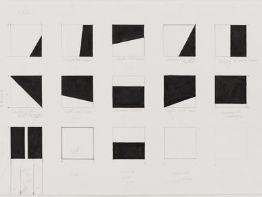 Ellsworth Kelly
Study for Stations of the Cross, 1987
ink and graphite on paper 