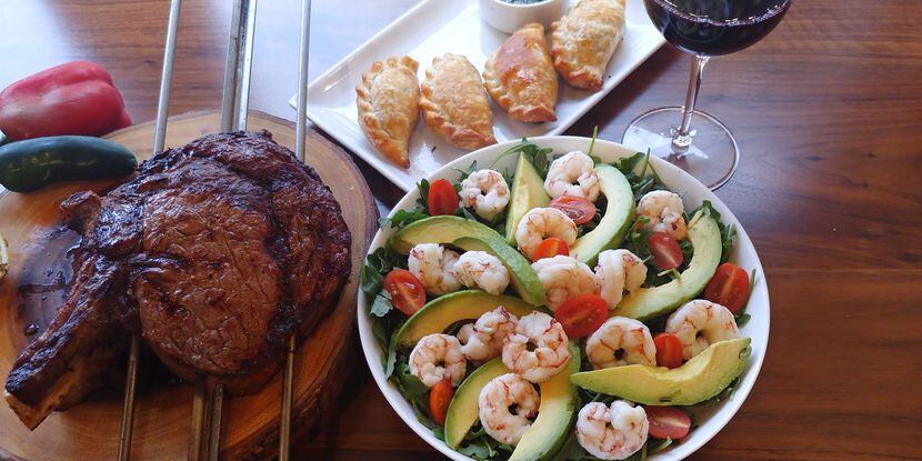 12 Cuts Brazilian Steakhouse offers prime cuts of meat, the avocado and shrimp salad and...