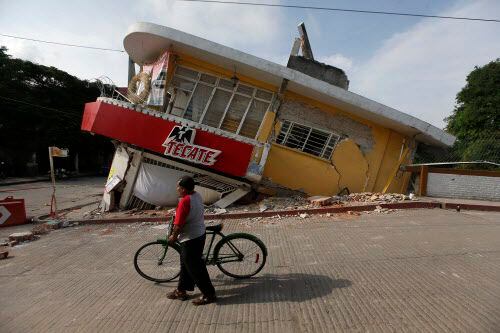 Una casa derrumbada en Jojutla, Morelos, luego del sismo del martes. Morelos es uno de los...