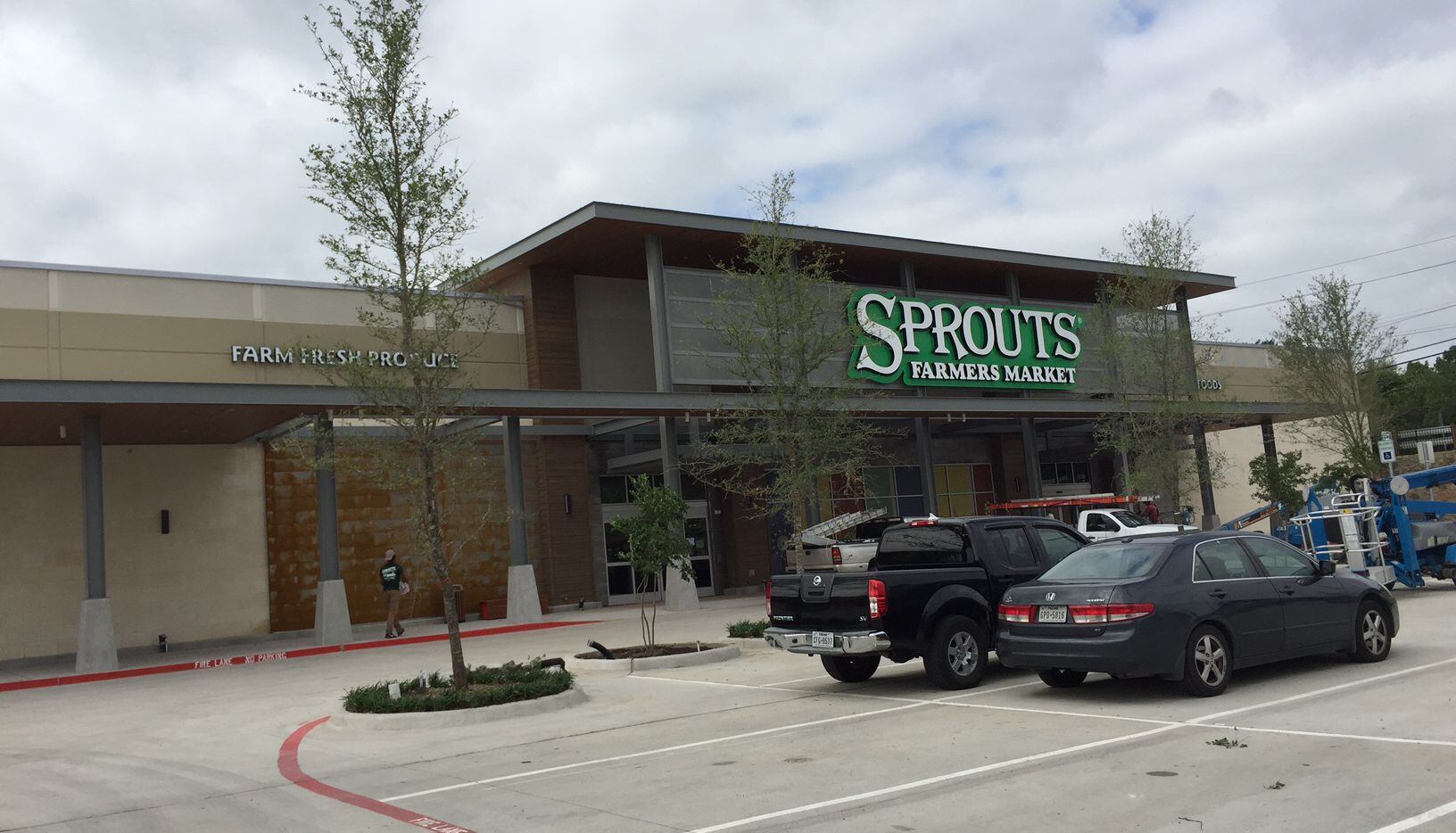 The shopping center at Lake Highlands Town Center includes a Sprouts grocery store at the...