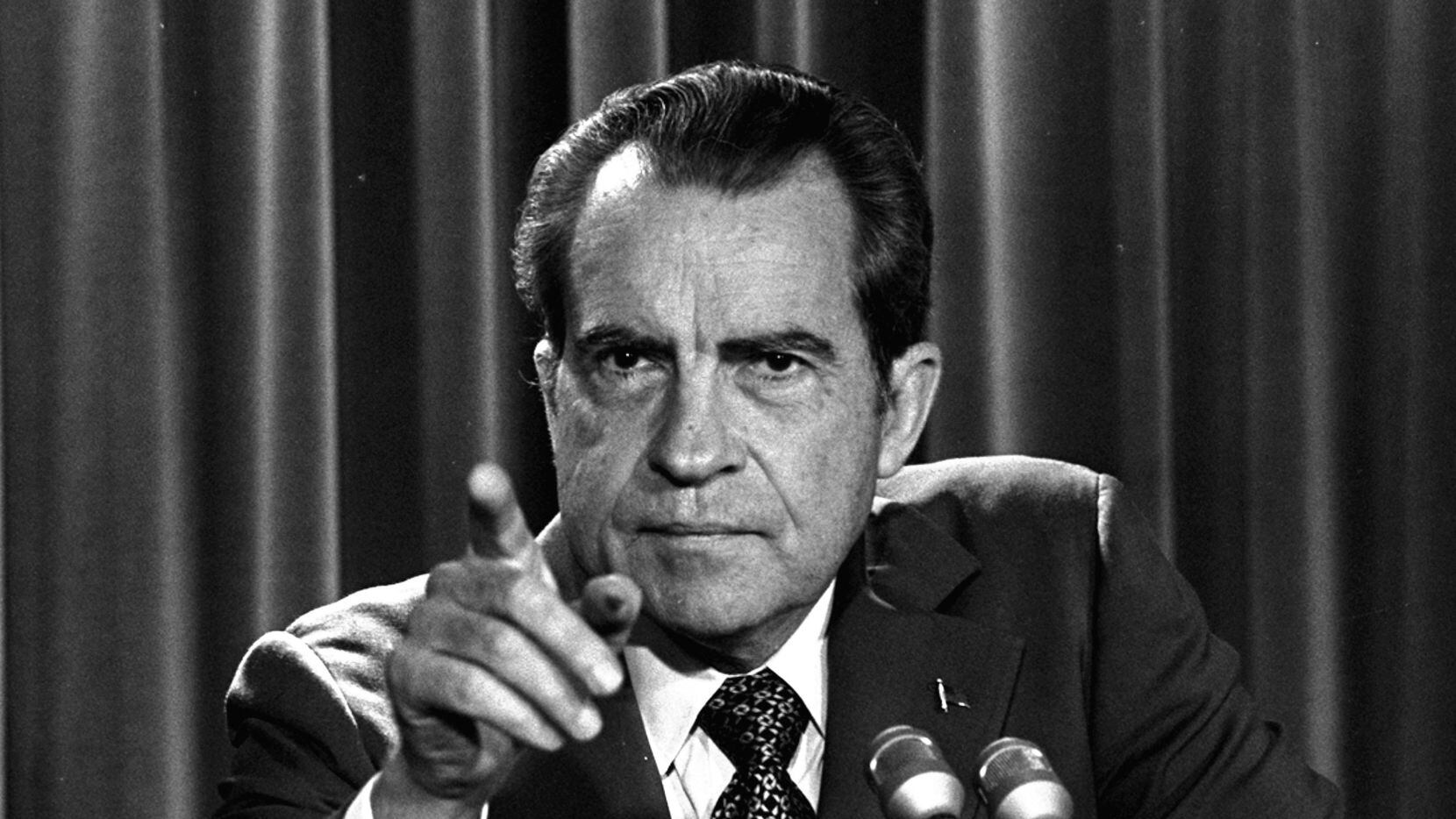 President Richard Nixon announced at a White House news conference that he would not allow...