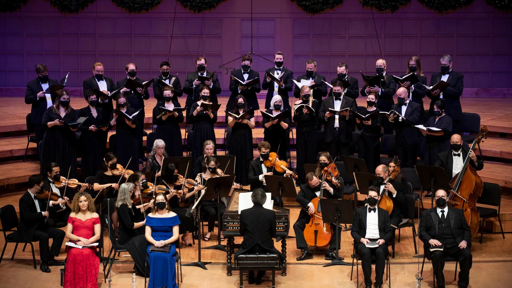 The Dallas Bach Society performs Handel's 'Messiah' at the Meyerson Symphony Center in...