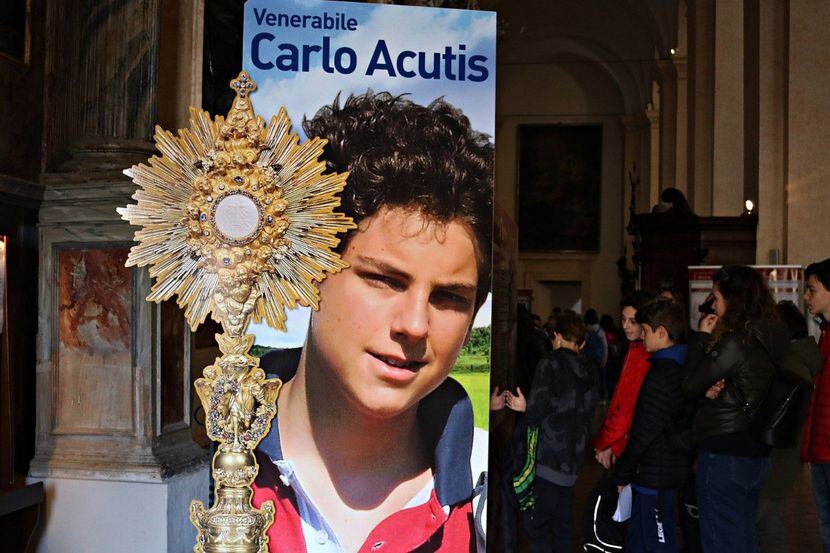 Carlo Acutis, el adolescente que será beatificado el 10 de octubre. Foto del sitio web del...