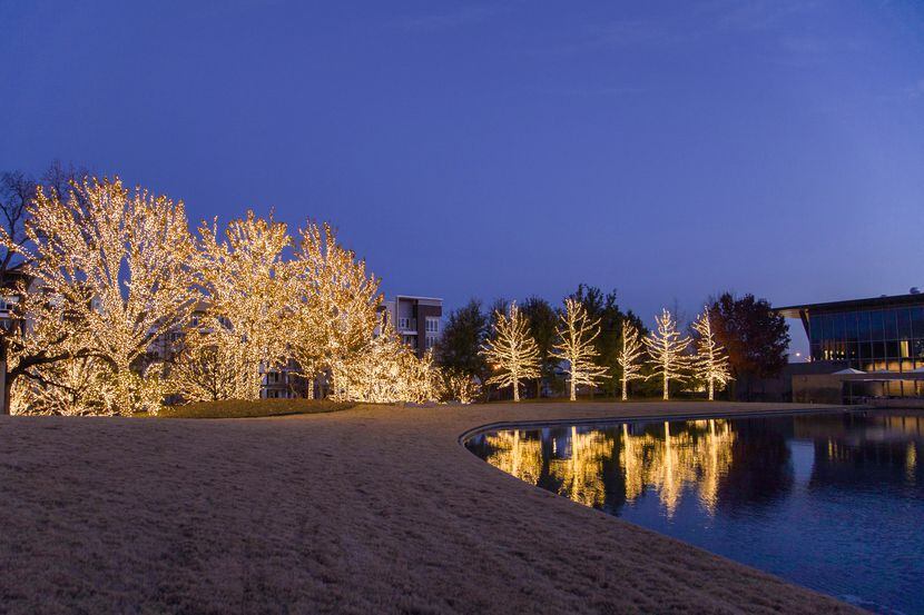 The Modern Art Museum of Fort Worth and its tree-dotted grounds will be illuminated for the...