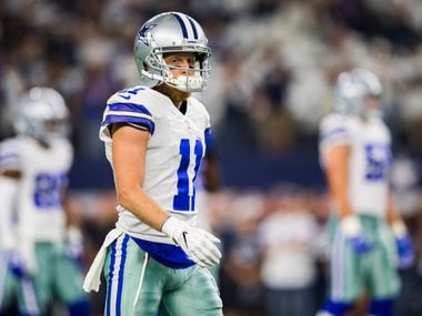 FILE - Dallas Cowboys wide receiver Cole Beasley (11) warms up before an NFL game between the Dallas Cowboys and the New York Giants on Sunday, September 16, 2018 at AT&T Stadium in Arlington, Texas. (Ashley Landis/The Dallas Morning News)