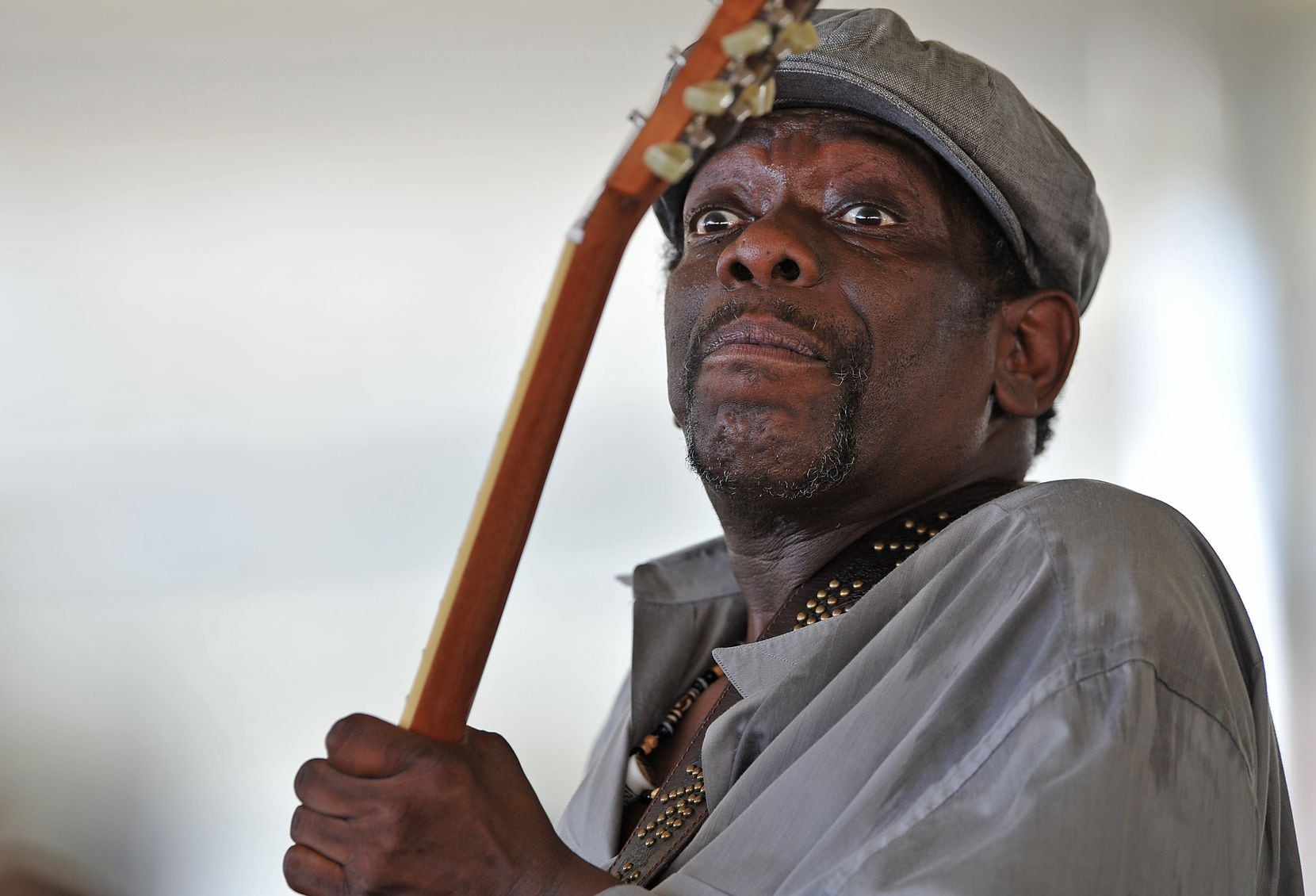 Lucky Peterson performs at the Newport Jazz Festival in Newport, Rhode Island, on July 31,...