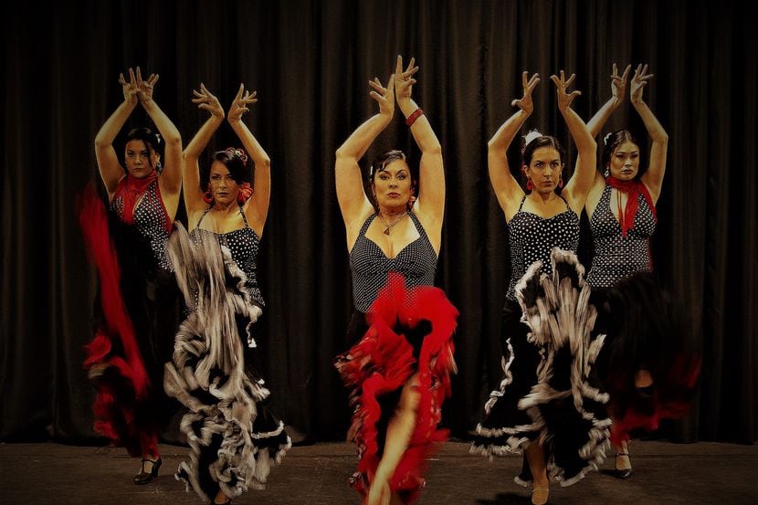 Flamenco Fever founder Julia Alcántara (center) and other company dancers will appear in...