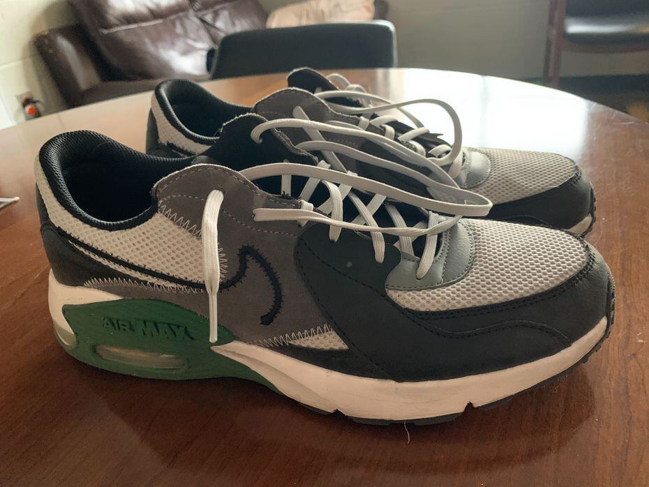 Prosper head coach Brandon Schmidt's pair of Nike Air Max shoes.  (Courtesy of Brandon Schmidt)