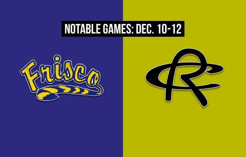 Notable games for the week of Dec. 10-12 of the 2020 season: Frisco vs. Royse City.