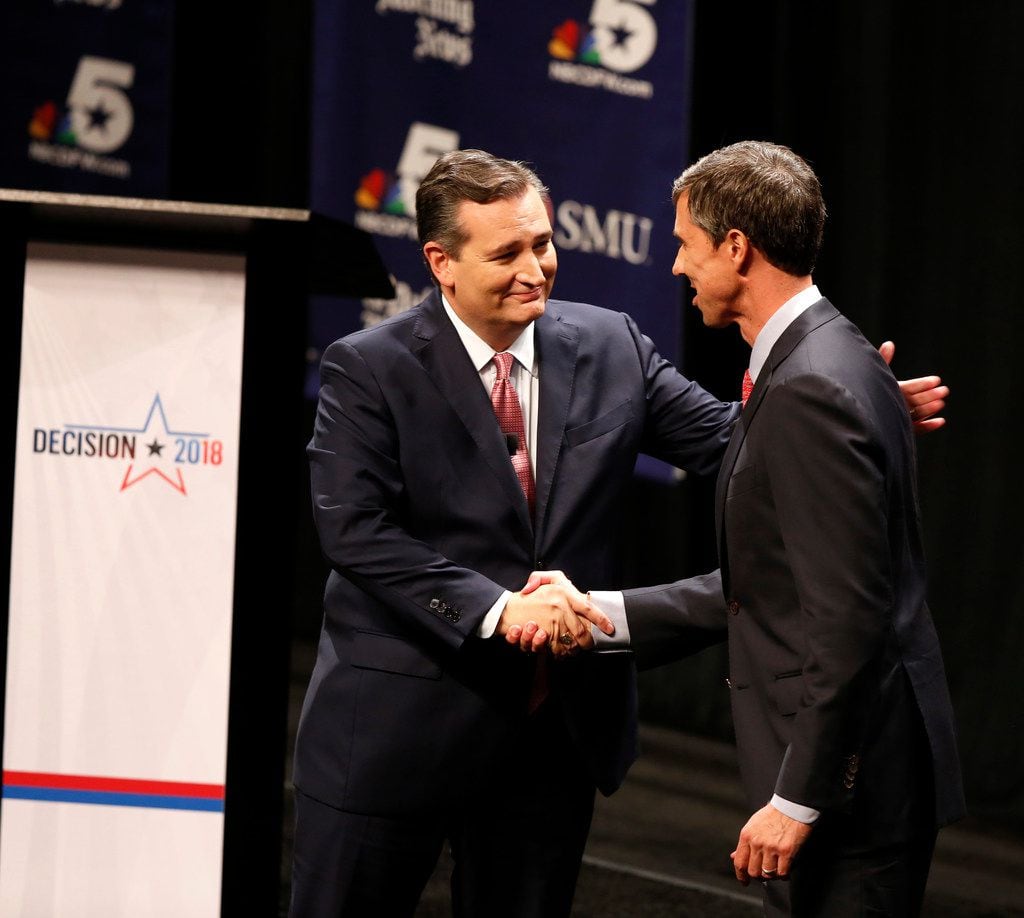 Sen. Ted Cruz and Rep. Beto O'Rourke clashed  in their first debate in Dallas on Sept. 21.