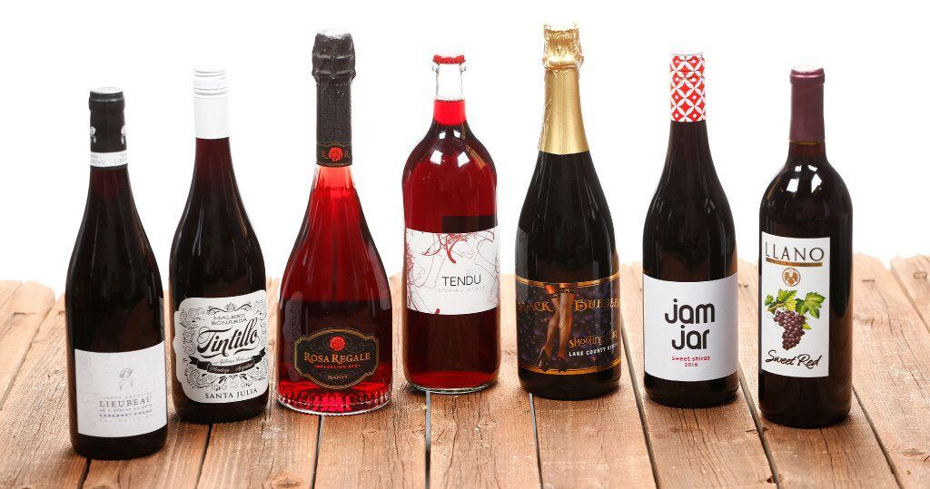 A selection of red wines that are best with a little chill