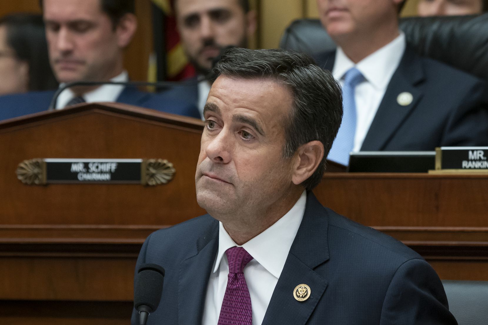 In this Wednesday, July 24, 2019 photo, Rep. John Ratcliffe, R-Texas, a member of the House...