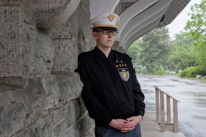 Riley Dosh, a West Point military academy student, who said she came out to herself as...