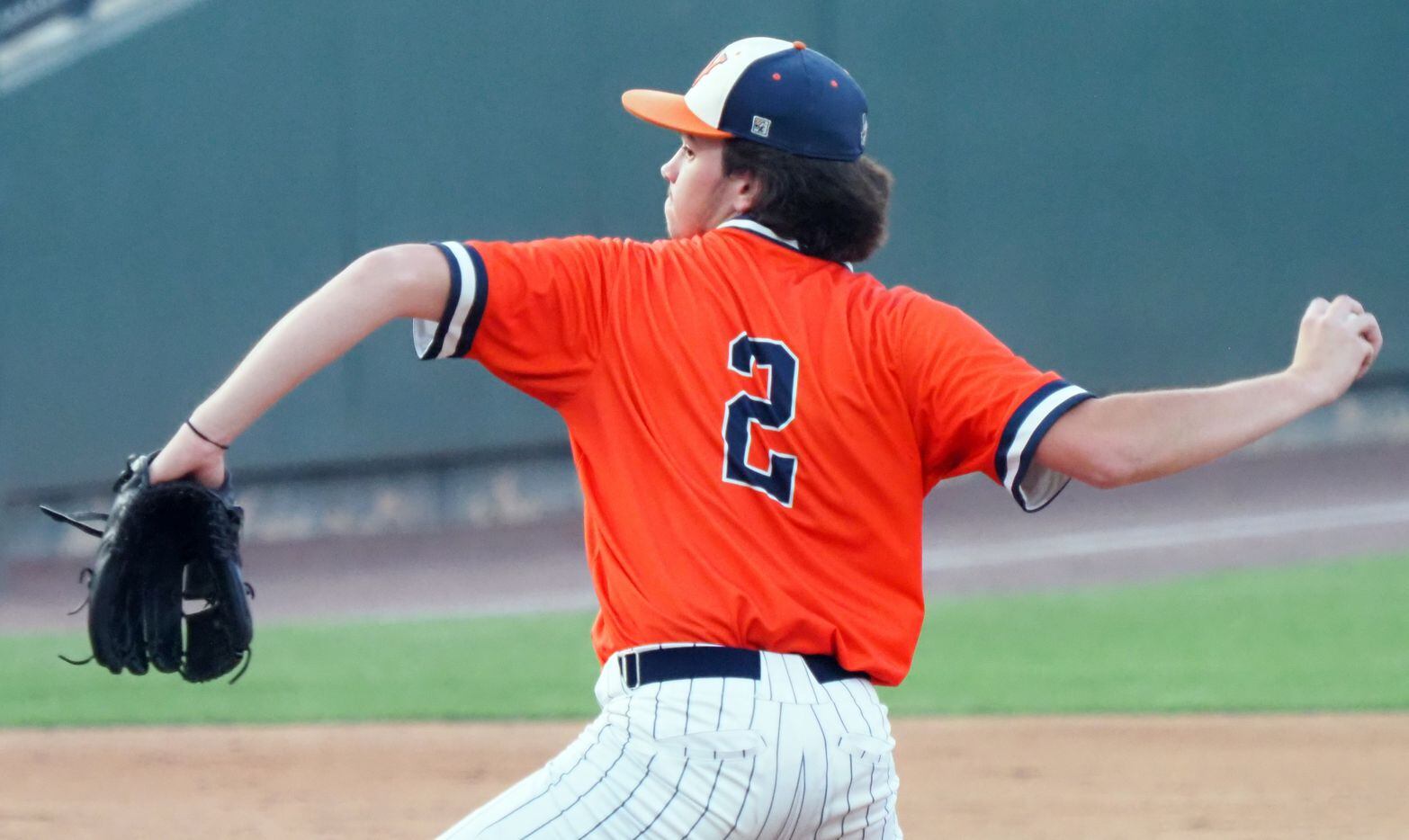 Frisco Wakeland pitcher Holden Yaksick (2) pitches against Georgetown in the UIL baseball 5A...