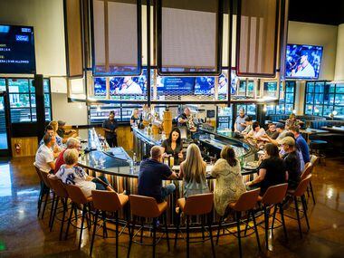 Sidecar Social, pictured here in Addison, has spawned a second location. The eat-drink-play place is expected to open in fall 2022 at The Star in Frisco.