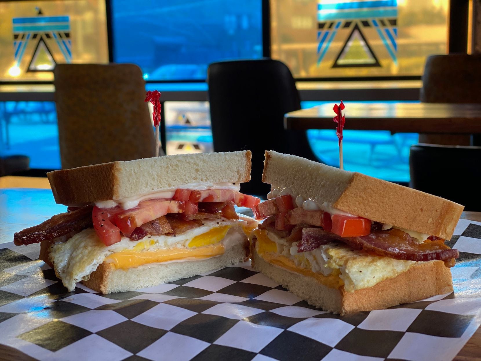 The Jump Start sandwich at Thunderbird Station