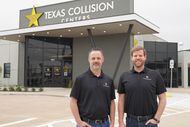Texas Collision Centers co-CEOs Dan Michaelis (left) and Jared Lennox.
