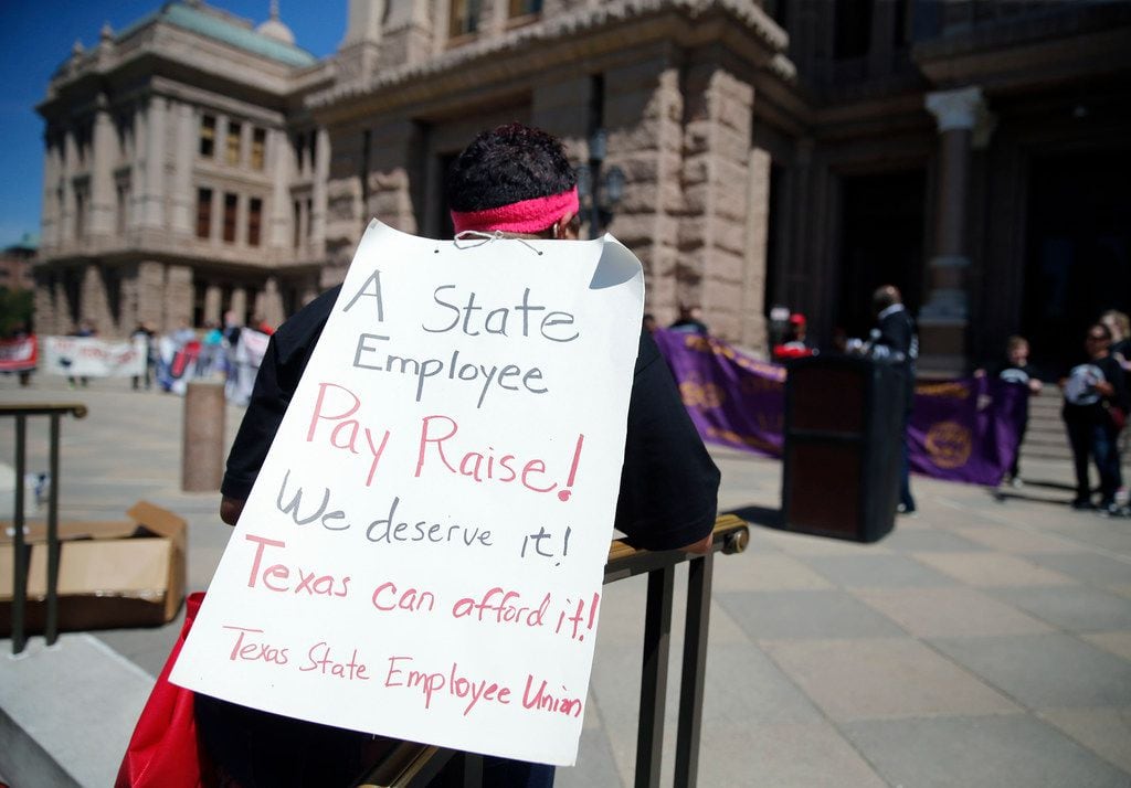 Sonia Tillman, a parole officer from Dallas, participated in a rally Wednesday to support...