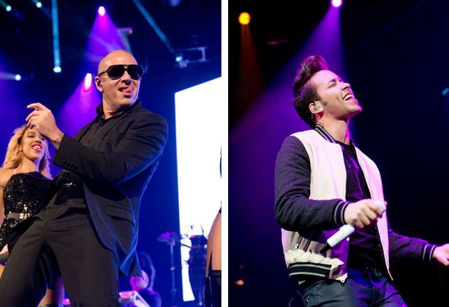 Pitbull y Prince Royce se unieron en una gira llamada “The Bad Man Tour”/ GETTY IMAGES
