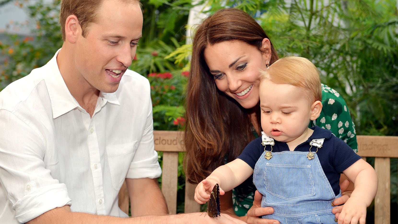 Britain's Prince William, Kate Duchess of Cambridge and Prince George visit the Sensational...